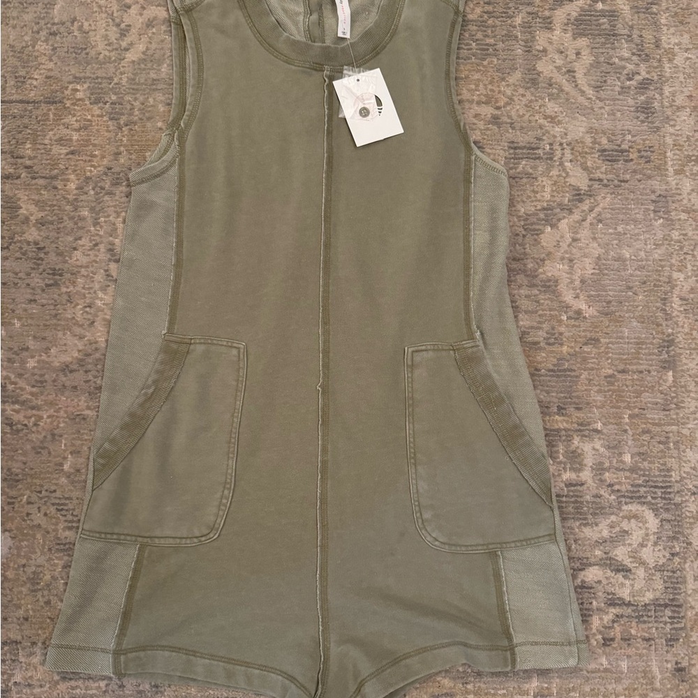 Daily Practice Cotton Shorts Romper - Size S